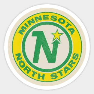 Defunct Minnesota North Stars Hockey Team Sticker